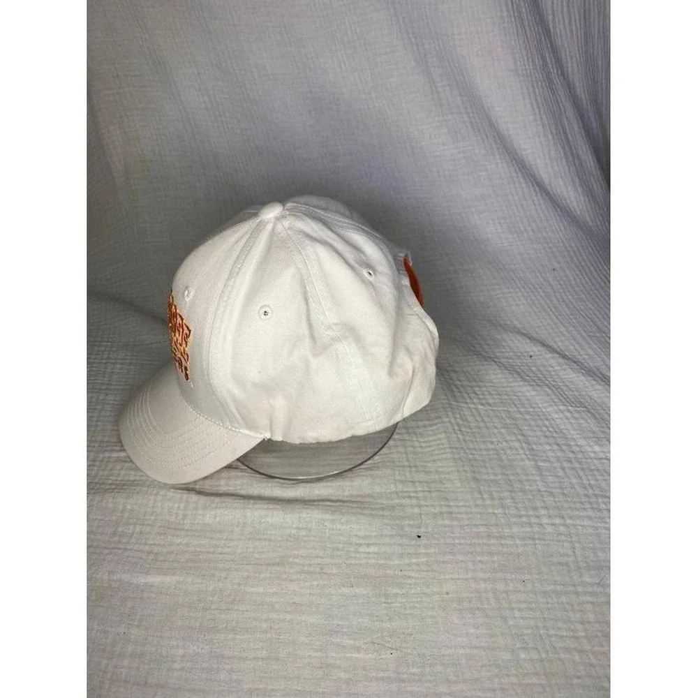 Tennessee Volunteers Adjustable Baseball Cap White Orange NCAA Embroidered Hat